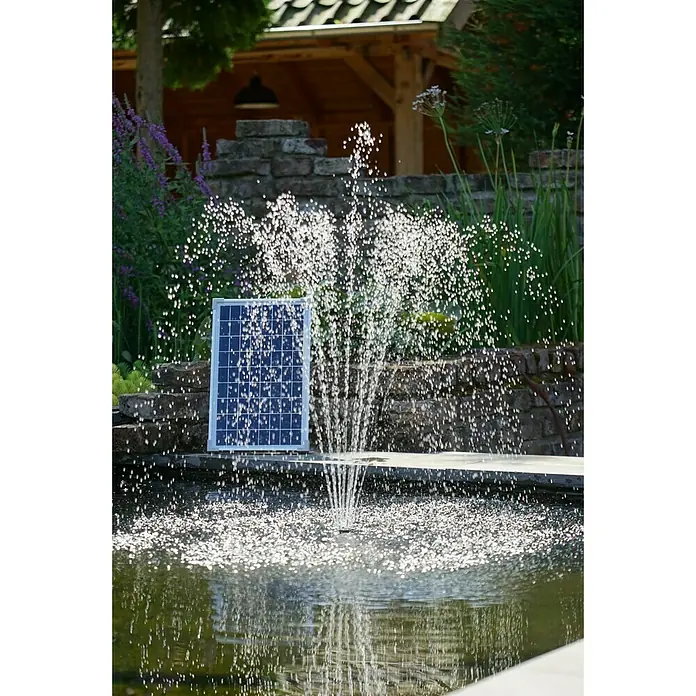 Ubbink Solar-Wasserspielpumpe Solarmax 1000 - 5 W - 14 W, Fördermenge pro Std.: 1.350 l - Stimmungsaufnahme