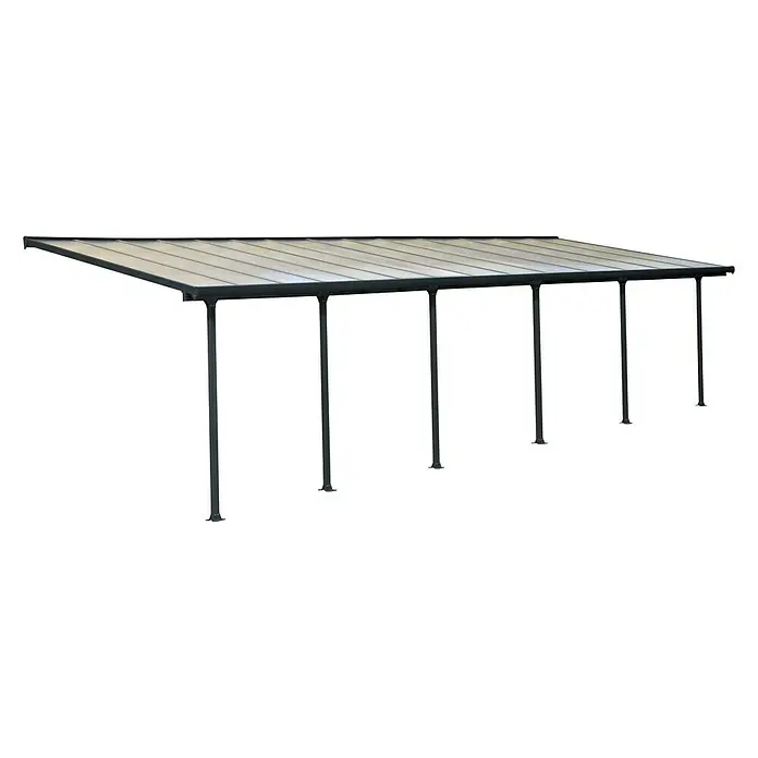 Solid Elements Terrassenüberdachung Martina - Tiefe: 3 m, B x H: 8,51 x 2,1 m, Anthrazitgrau