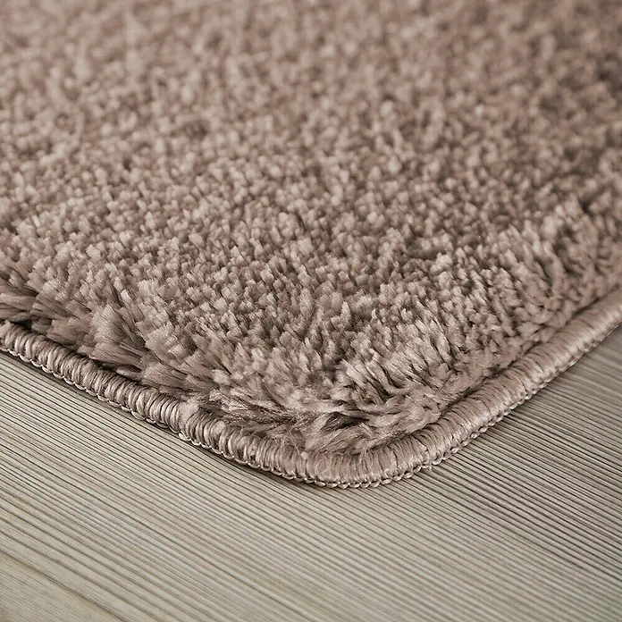 Camargue Badteppich Akela - Beige, 60 x 100 cm, 100% Polyester - Rechte Seitenansicht