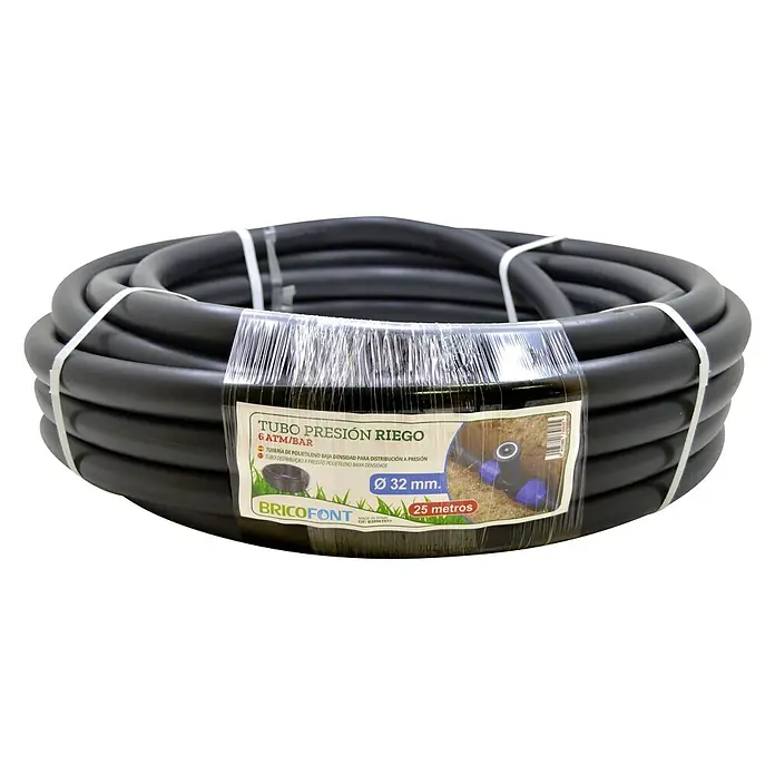 Tubo PE para riego - Ø x L: 32 mm x 25 m, Polietileno