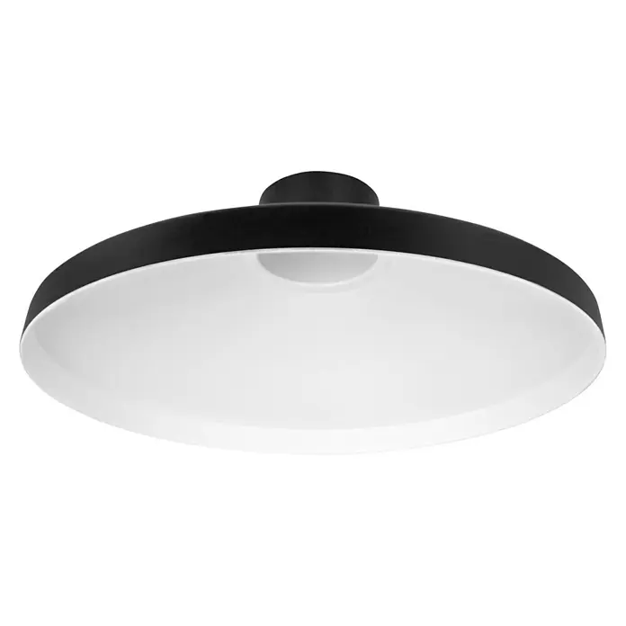 Ledvance Lampenschirm Radar - Ø x H: 32 x 12,4 cm, Weiß, Schwarz, Aluminium, Rund - Ansicht von oben