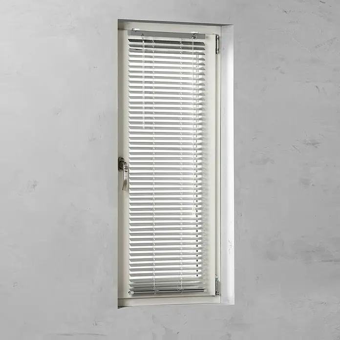 Expo Ambiente Žaluzina KT - Š x V: 90 x 130 cm, Srebrne boje, Aluminij - Pogled sprijeda