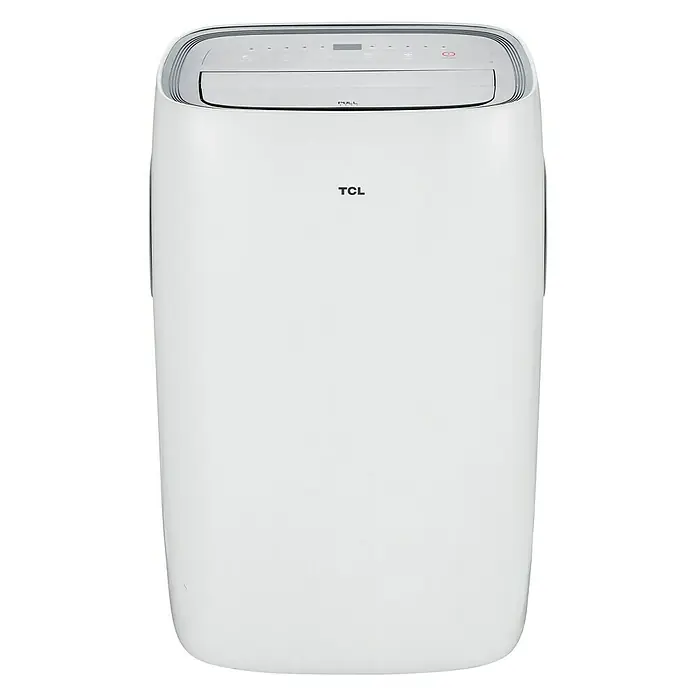 TCL Mobilni klima uređaj TAC-09CPA/KA - Snaga hlađenja: 9.000 BTU/h, Površina prostorije: 28 m², Kapacitet odvlaživanja: 28,8 l/dan, LED zaslon - Pogled sprijeda