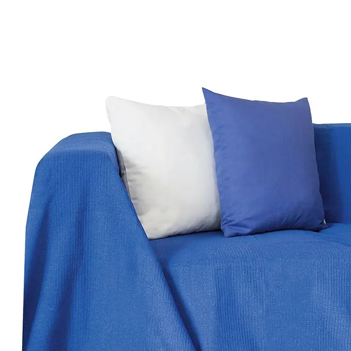 Plaid Liso - 170 x 250 cm, Azul, Rectangular