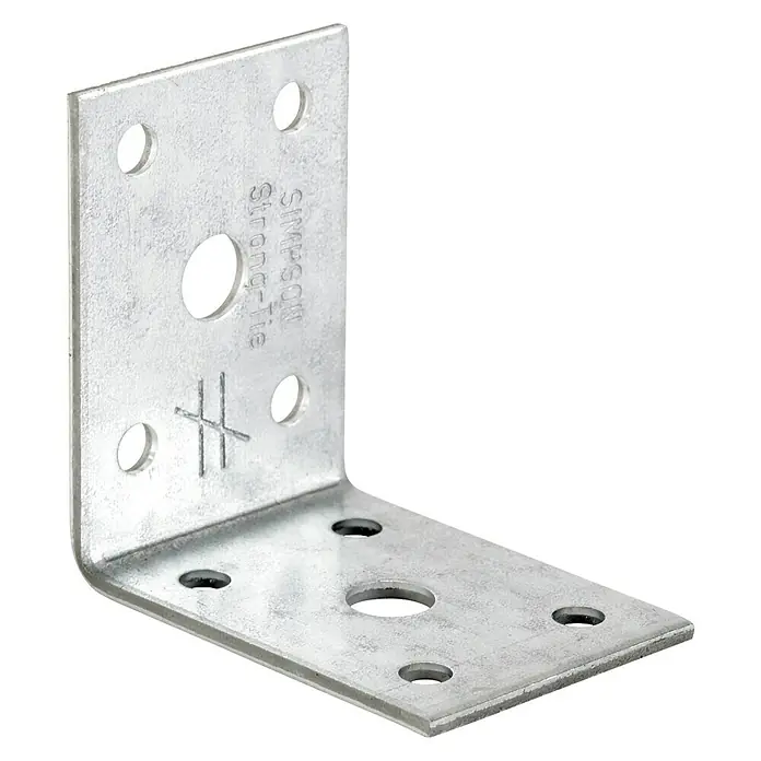 Simpson Strong-Tie Winkelverbinder AC35350 - L x B x H: 50 x 35 x 50 mm, Verzinkt, Gleichschenklig - Rechte Seitenansicht
