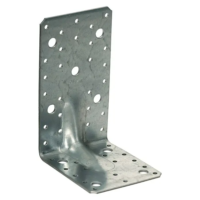 Simpson Strong-Tie Winkelverbinder E20/3 - L x B x H: 170 x 113 x 95 mm, Verzinkt, Ungleichschenklig - Linke Seitenansicht