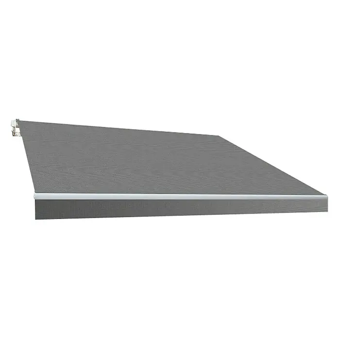 SmartSun Toldo de brazos articulados Original Kit Acrílico - Gris, Ancho: 4 m, Caída: 2,5 m
