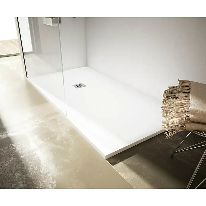 Torvisco Plato de ducha X_F liso - L x An: 70 x 100 cm, Blanco
