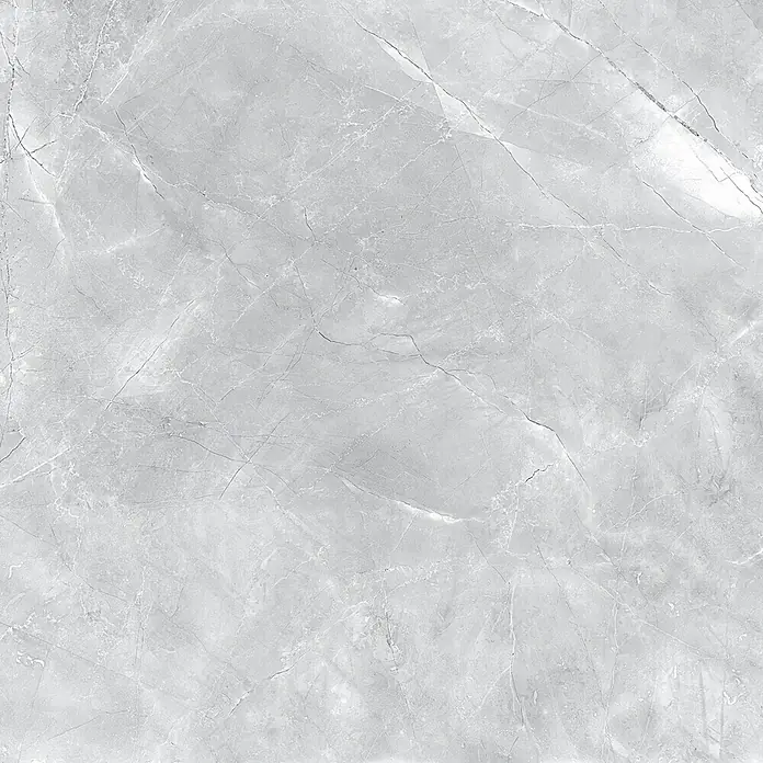 Feinsteinzeugfliese Premium Marble - 80 x 80 cm, Grau, Glänzend