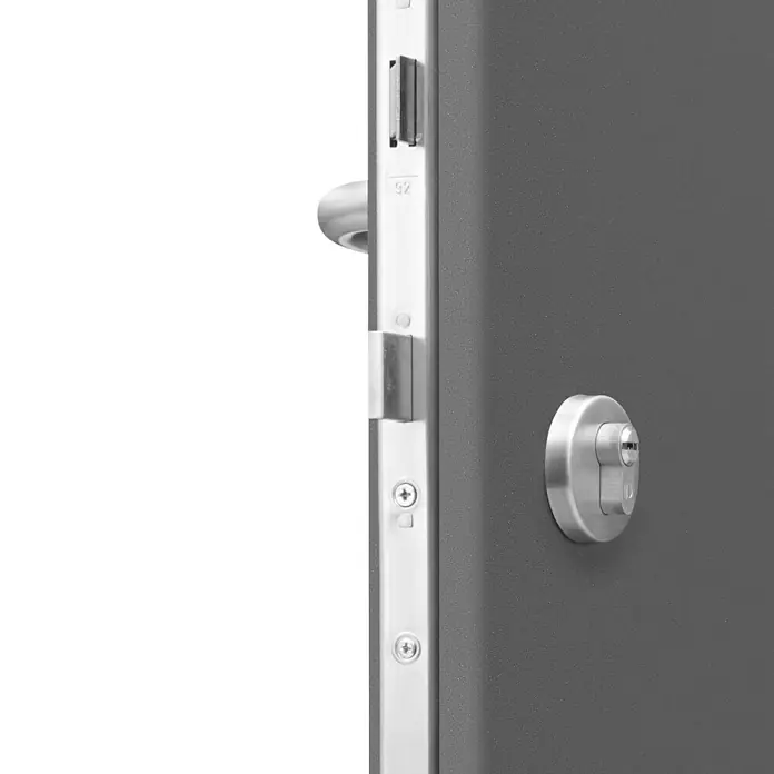 Splendoor Haustür Thermodoor SP20A - 110 x 210 cm, DIN Anschlag: Rechts, Anthrazit