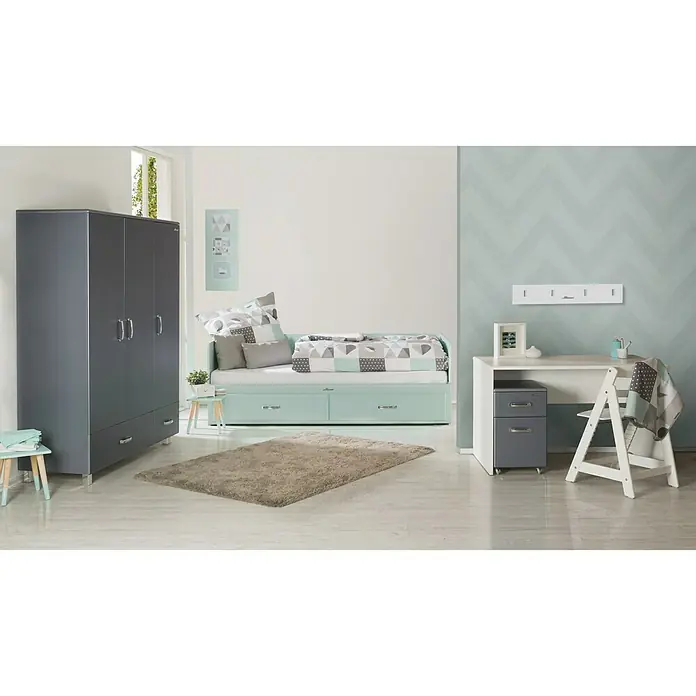 Phönix Miami Highboard - L x B x H: 43 x 110 x 150 cm, Weiß - Stimmungsaufnahme