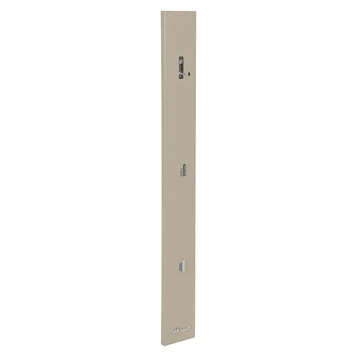 Phönix Miami Garderobenpaneel - L x B x H: 2,2 x 14 x 120 cm, Taupe - Linke Seitenansicht