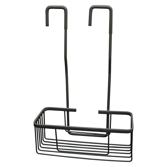 CM Baños Cesta de baño portagel - L x An x Al: 13,5 x 30,5 x 46 cm, Negro
