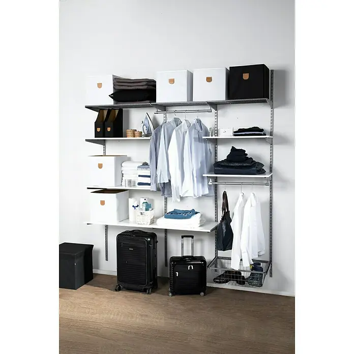 Phönix Aufbewahrungsbox Stor It - L x B x H: 34 x 34 x 34 cm, Polyester-Canvas, Weiß - Stimmungsaufnahme