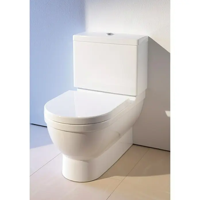 Duravit Starck 3 Spülkasten - Ohne Spezialglasur, Keramik, Weiß, Links - Rechte Seitenansicht