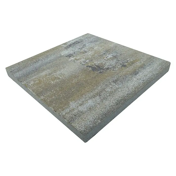 Terrassenplatte Saturn - Muschelkalk, 50 x 50 x 4 cm, Beton - Vorderansicht