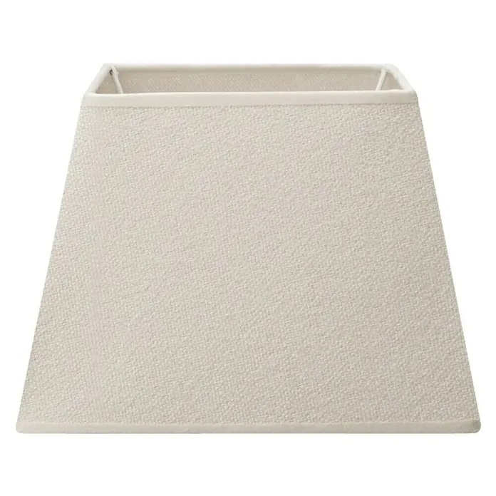 Home Sweet Home Lampenschirm Melrose - L x B x H: 20 x 20 x 14 cm, Warm White, Stoff, Eckig - Vorderansicht
