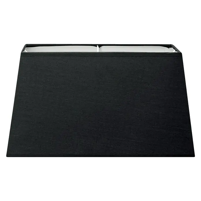 Home Sweet Home Lampenschirm Largo - L x B x H: 19 x 35 x 19 cm, Night Black, Stoff, Eckig