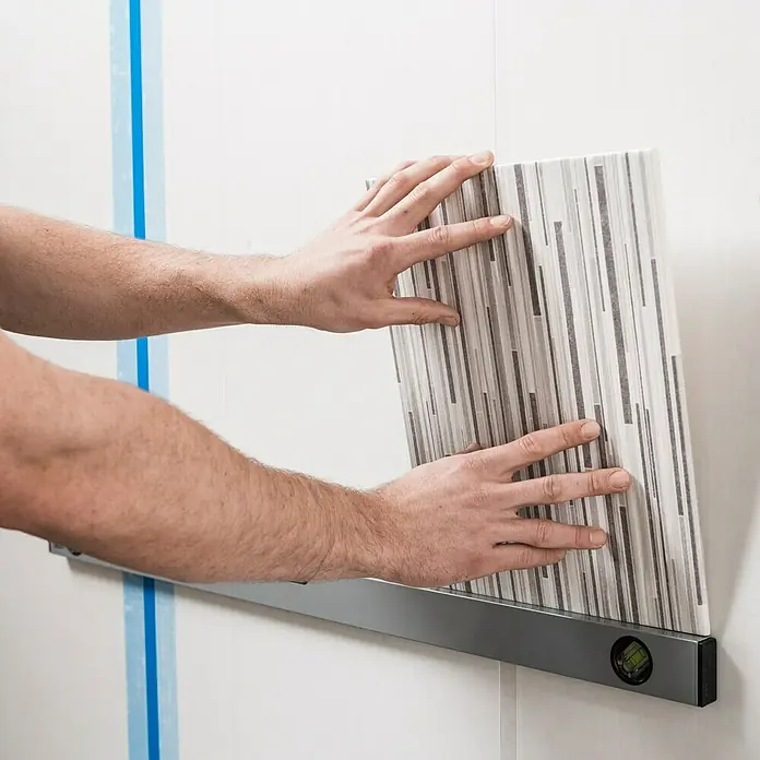 Johnson-Tiles Cristalgrip Wandfliesen-Haftgewebe - Breite: 25 cm, Max. Anwendungsfläche: 1 m² - Vorderansicht