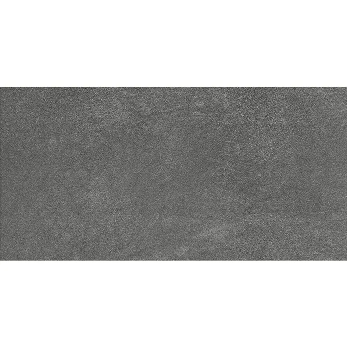 Feinsteinzeugfliese Cenere - 30 x 60 cm, Anthrazit, Matt - Vorderansicht