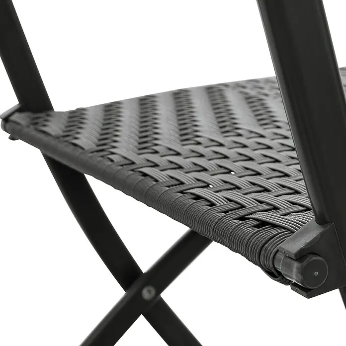 Sunfun Neila Gartenstuhl - Breite: 46 cm, Polyrattan, Klappbar