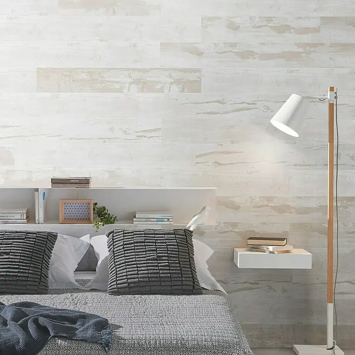 Grosfillex Panel de revestimiento Element Wood Compact Cabane Natural - 120 cm x 15,4 cm x 6 mm