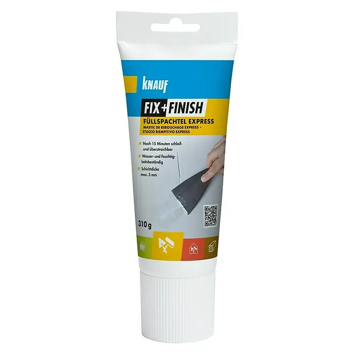 Knauf Fix+Finish Füllspachtel Express - 310 g - Vorderansicht