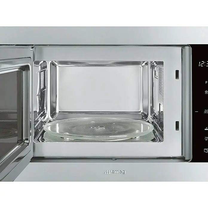 Smeg Microondas empotrado integrado FMI325X - 1.000 W, Volumen: 26 l
