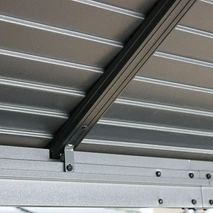 Sojag Pavillon Ventura 10 x 10 - 296 x 296 x 261 cm, Anthrazit - Detailaufnahme