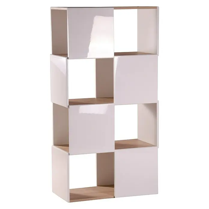 Phönix Regal Matrix - L x B x H: 37,3 x 71,6 x 144,7 cm, Eiche Sägerau, Traglast: 10 kg/Boden - Vorderansicht