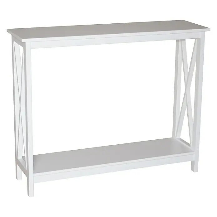 Phönix Sideboard Country - L x B x H: 30 x 100 x 80 cm, Weiß - Linke Seitenansicht
