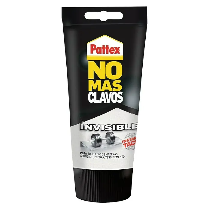 Pattex Adhesivo para montaje No más clavos - Transparente, 120 g