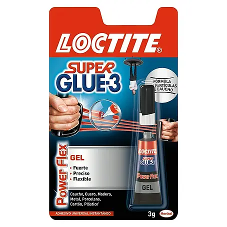 Loctite  Adhesivo instantáneo Super glue-3 Power flex