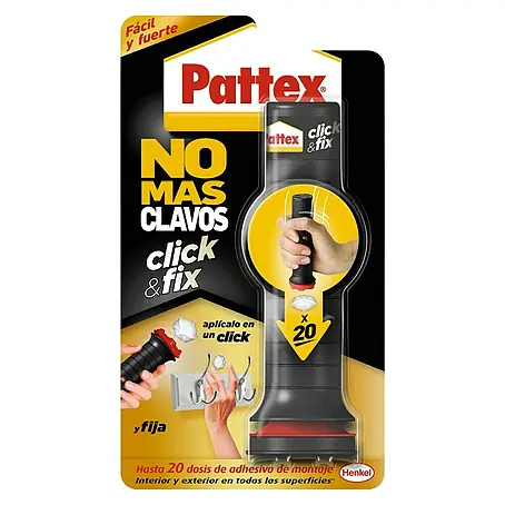 Pattex  Adhesivo para montaje No más clavos Click & Fix