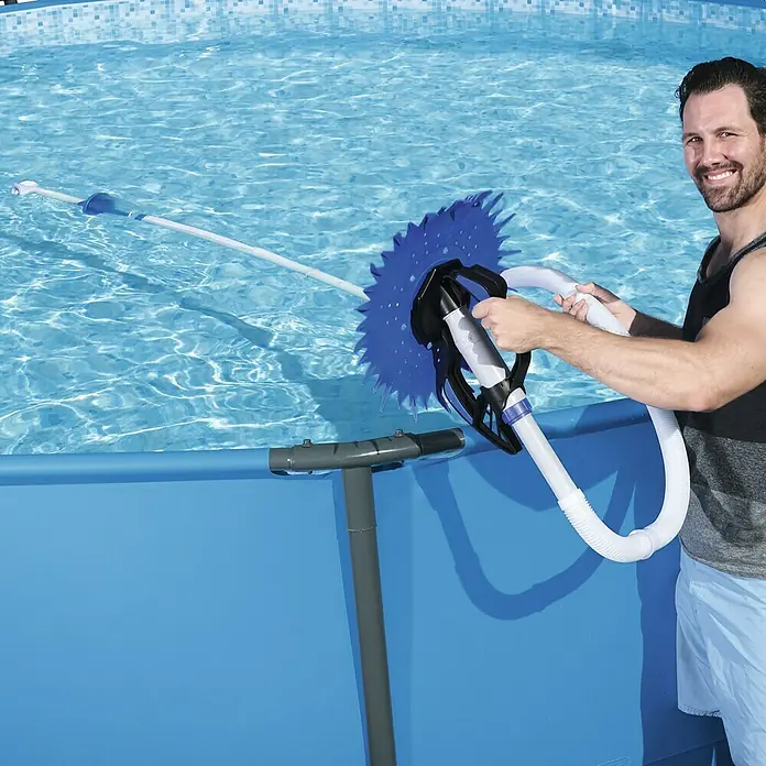 Bestway Usisivač za bazen Flowclear Aquadip - Plavo-bijele boje - Živopisni prikaz