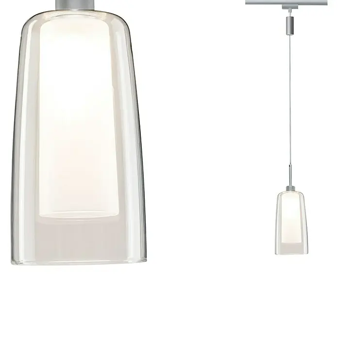 Paulmann URail LED-Pendelleuchte Arido - 1-flammig, 3 W, Lichtfarbe: Warmweiß, Höhe: 20 cm - Anwendungsbeispiel