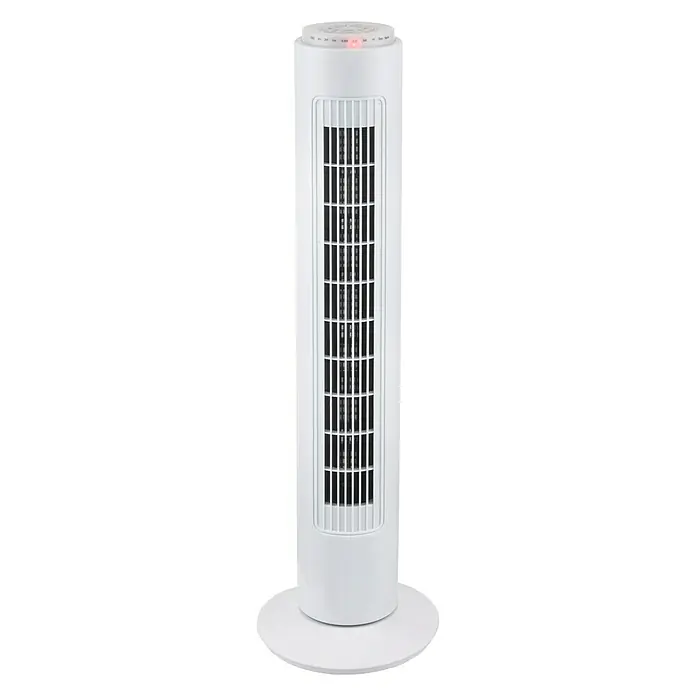 Proklima Turmventilator - Weiß, 78 cm, 50 W, 258 m³/h, Timer