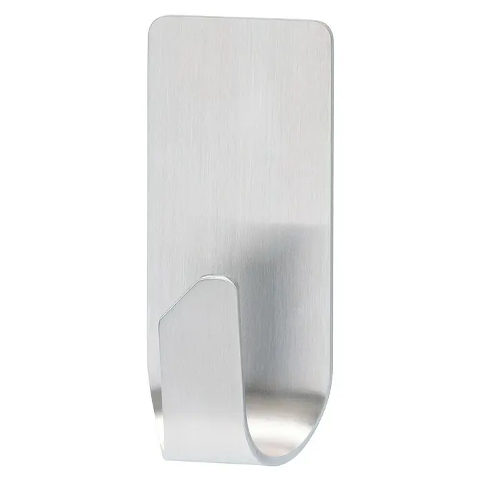 Tesa Powerstrips Waterproof Colgador adhesivo - Acero inoxidable, Plateado