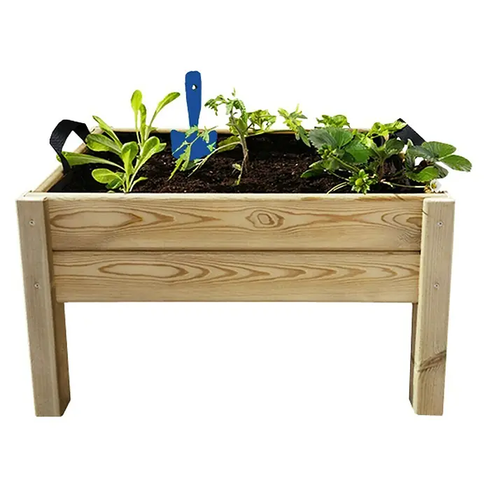 Mesa de cultivo Kit Leo - L x An x Al: 60 x 40 x 40 cm, Natural, Material: Madera