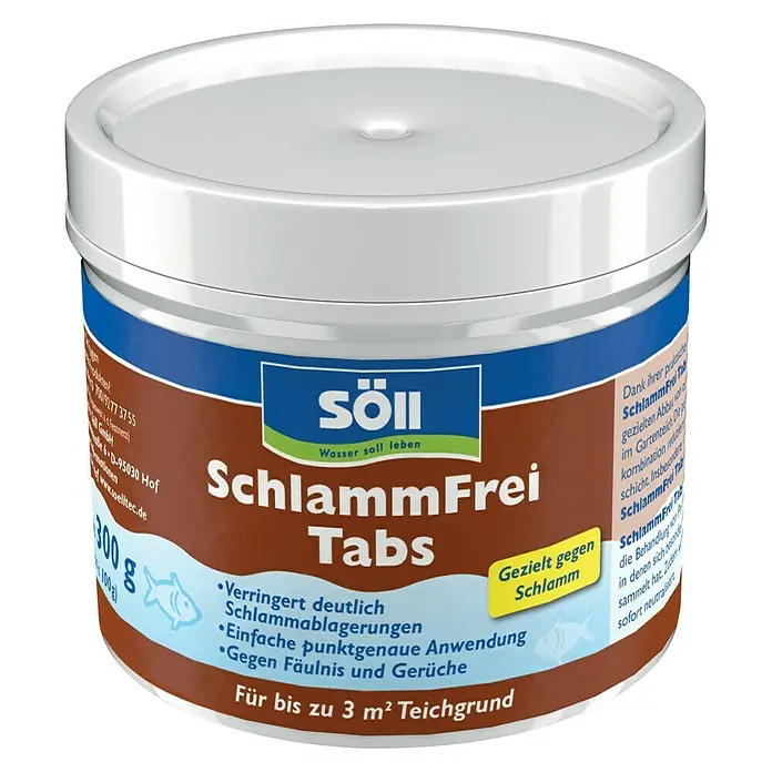 Söll Reinigungstabs Schlammfrei - 3 Tabs - Vorderansicht