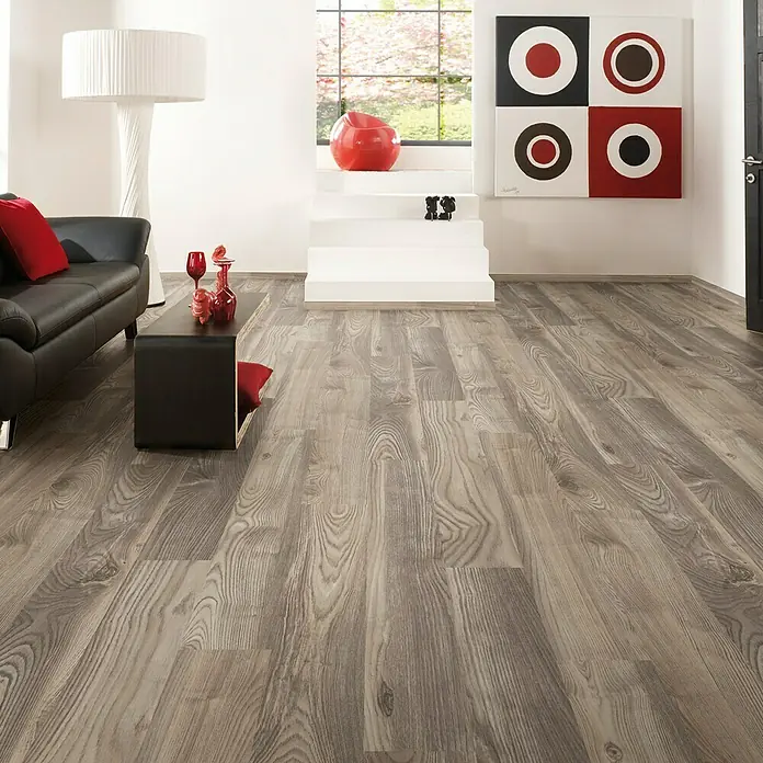 LOGOCLIC Silentos Laminat Pinija Verola - 1.285 x 192 x 9 mm, Rustikalni pod - Živopisni prikaz
