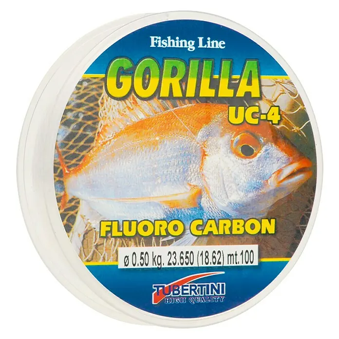 Tubertini Hilo de pesca Gorilla UC-4 - Ø x L: 0,45 mm x 150 m, Transparente