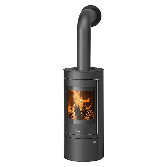 Justus Kaminofen Mino Top 2.0 - 5 kW, Raumheizvermögen: 88 m³, Schwarz