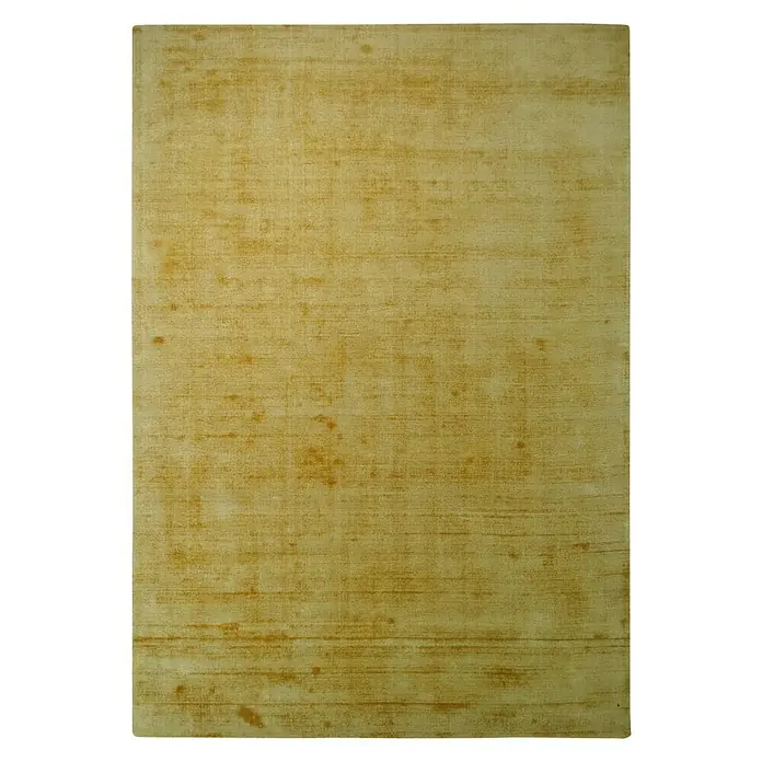 Kayoom Kurzflorteppich Luxury - Gelb, 150 x 80 cm, 100 % Viskose - Ansicht von oben