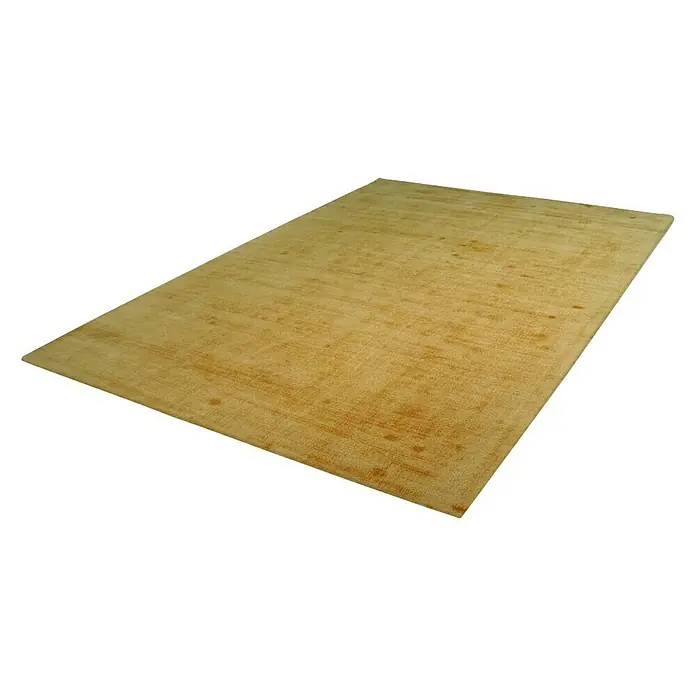 Kayoom Kurzflorteppich Luxury - Gelb, 150 x 80 cm, 100 % Viskose