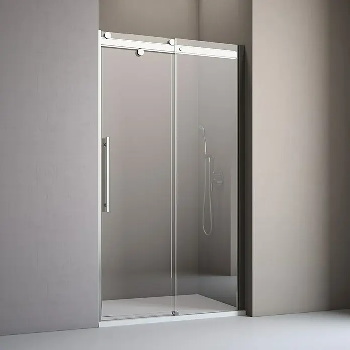 Camargue Klizna vrata za tuš kabinu Top-Roller - 120 x 210 cm, Debljina: 6 mm, DIN graničnik: Desno, Wonderclean premaz - Živopisni prikaz