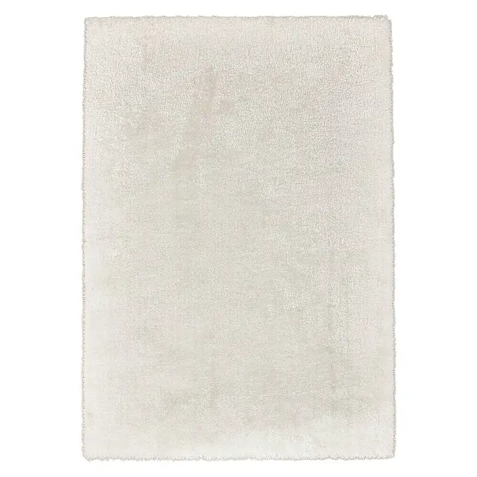 Kayoom Hochflorteppich Royal - Weiß, 150 x 80 cm, 100 % Polyester - Ansicht von oben