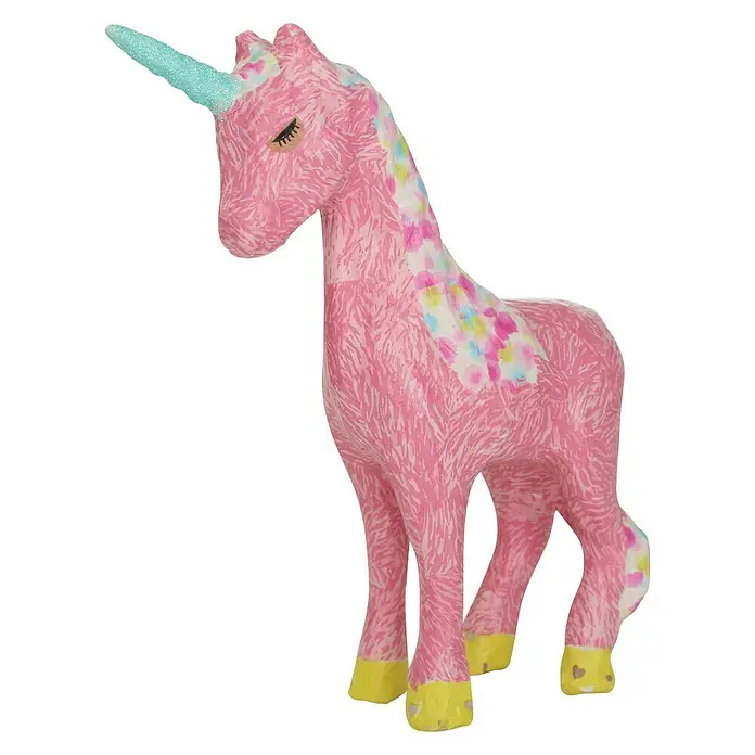 Décopatch Pieza decorativa - Unicornio, Cartón, 6 x 21 cm