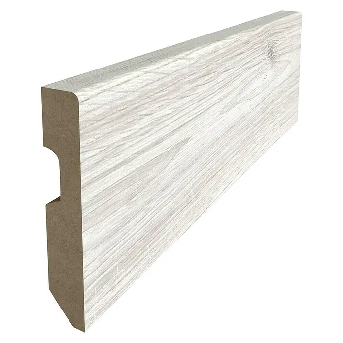 Zócalo Roble Polar - 2,44 m x 15 mm x 80 mm