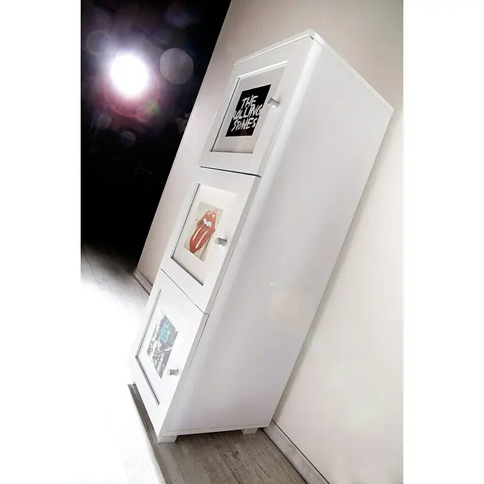 Phönix Highboard Pixa - L x B x H: 35 x 38 x 110,5 cm, Weiß - Stimmungsaufnahme